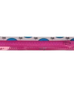 Krampenreissverschluss OPTI 5 mm - teilbar  - pink 30 +55 cm