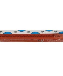Krampenreissverschluss OPTI 5 mm - teilbar  - braun 40 cm
