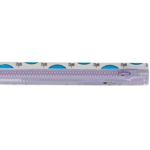 Krampenreissverschluss OPTI 5 mm - teilbar  - flieder 40 cm