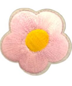 Applikation - aufbügelbar - Blume - rosa