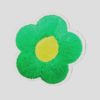 Applikation - aufbügelbar - Blume - grün