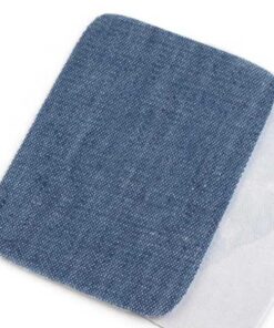 Applikation - aufbügelbar - Jeans blaugrau