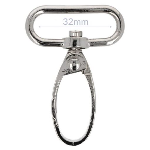 Karabiner 30 mm und 40mm - nickel glänzend