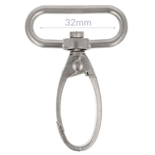 Karabiner 30 mm und 40mm - nickel matt