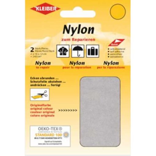Nylon Patch Kleiber hellgrau