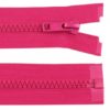 Krampenreissverschluss 5 mm - teilbar - pink 70 cm