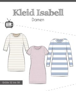 Papierschnittmuster Kleid Isabell Gr. 32 - 58 - Fadenkäfer