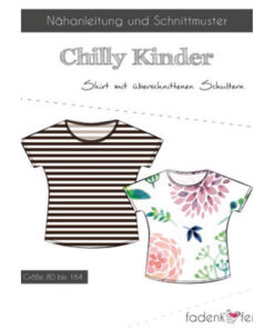 Papierschnittmuster Chilly Shirt Kinder Gr 74-164 - Fadenkäfer