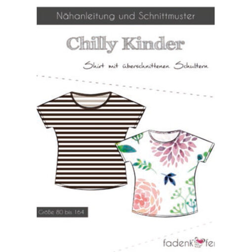 Papierschnittmuster Chilly Shirt Kinder Gr 74-164 - Fadenkäfer