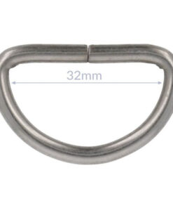 D-Ring 30mm / 40mm - nickel matt