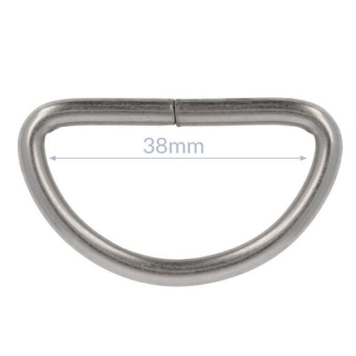 D-Ring 30mm / 40mm - nickel matt