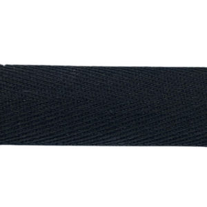 Gewebeband / Köperband 20 mm - schwarz