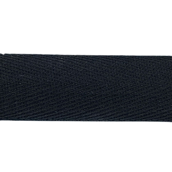 Gewebeband / Köperband 20 mm - schwarz