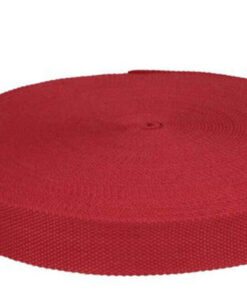 Gurtband 32 mm Baumwolle - dunkelrot