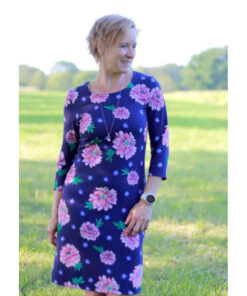 Papierschnittmuster Kleid Isabell Gr. 32 - 58 - Fadenkäfer