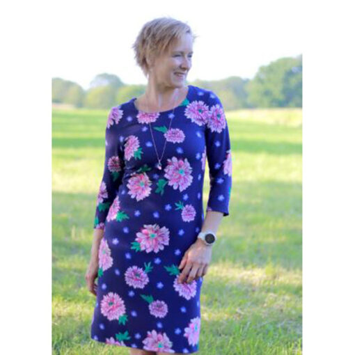 Papierschnittmuster Kleid Isabell Gr. 32 - 58 - Fadenkäfer