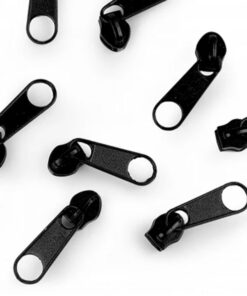 Metallschieber für 3 mm Reissverschluss - schwarz