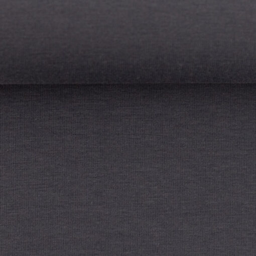 Jersey Baumwolle - "Vanessa" - uni anthrazit HW