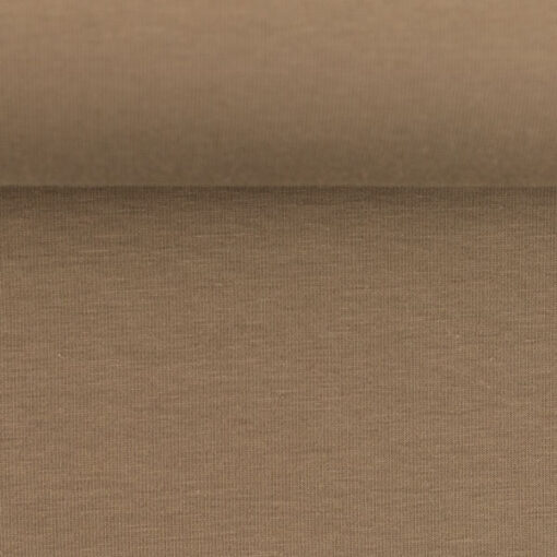 Jersey Baumwolle - "Vanessa" - uni karamell