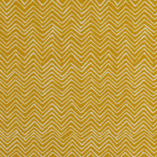 Jersey Baumwolle - "autumn bunny"- Chevron - senf