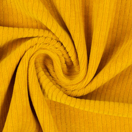 Stretchcord Jersey Nicky - "Juna" - goldgelb