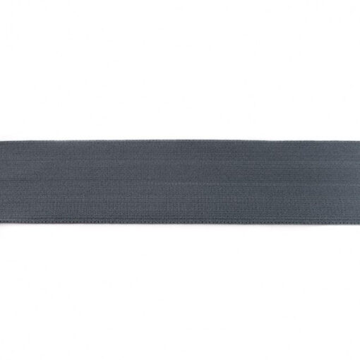 Gummiband 40 mm - glatt - dunkelgrau