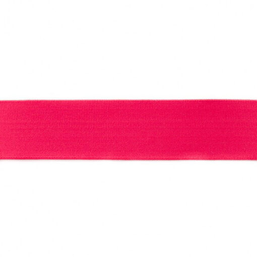 Gummiband 40 mm - glatt - pink