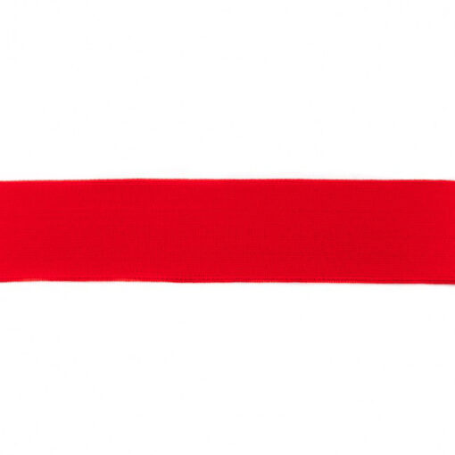Gummiband 40 mm - glatt - rot