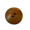 Holzknopf 4 Löcher 15mm - natur