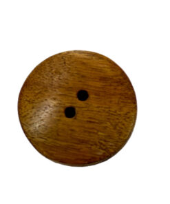 Holzknopf 4 Löcher 15mm - natur