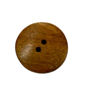Holzknopf 4 Löcher 15mm - natur