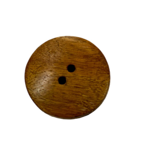 Holzknopf 4 Löcher 15mm - natur