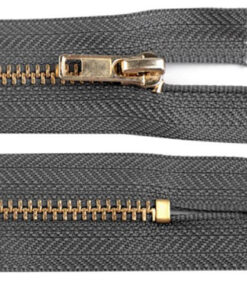 Hosenreissveschluss 4 mm 16 cm - dunkelgrau