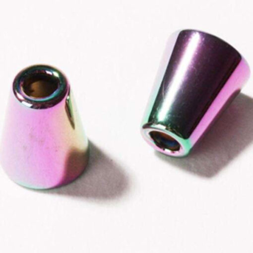 Kordelende - Metall - rainbow
