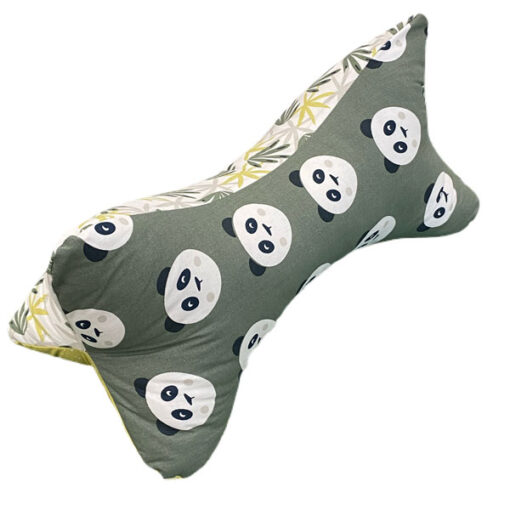 Leseknochen / Nackenkissen - Panda grün