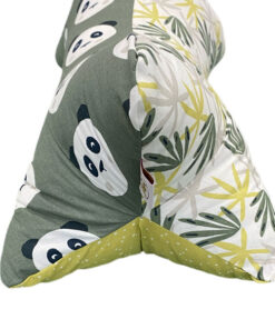 Leseknochen / Nackenkissen - Panda grün