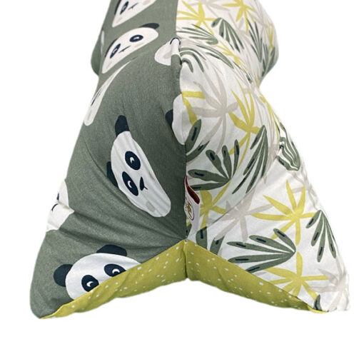Leseknochen / Nackenkissen - Panda grün