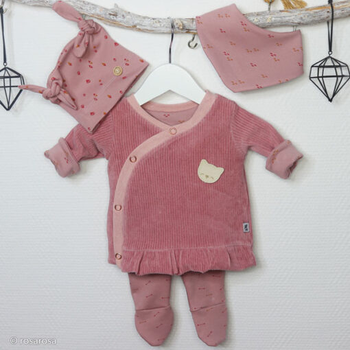 Stretchcord Jersey Nicky -  "Juna" - altrosa hell – Bild 4