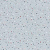 Baumwolljersey- "Snowfall by lycklig design" - Punkte - burgundy / blau / grau