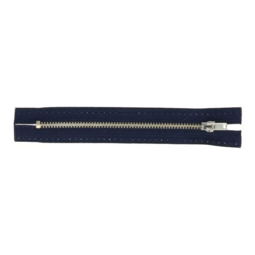 Hosenreissverschluss OPTI 4.2 mm 12 cm - dunkelblau / nickel