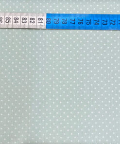 Baumwolle - Minipunkte 2 mm - mint / weiss