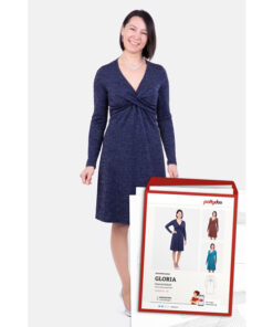 Papierschnittmuster Jerseykleid "Gloria" Damen Gr 32-54 - Pattydoo