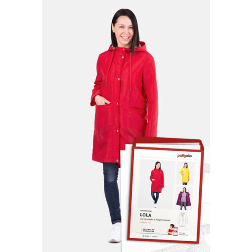 Papierschnittmuster Parka / Regenmantel "Lola" Damen Gr 32-54 - Pattydoo