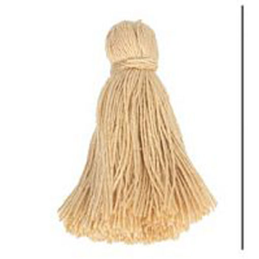 Quasten 4.5 cm lang - beige - 4 Stück