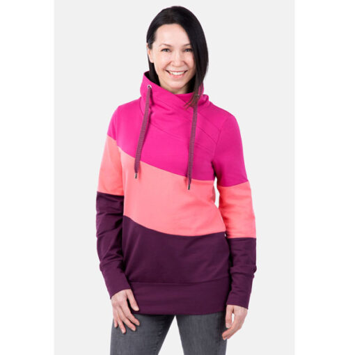 Papierschnittmuster Colourblock Sweater "Faye" Damen Gr 32-54 - Pattydoo
