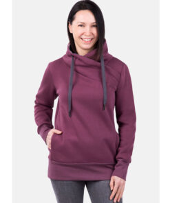 Papierschnittmuster Wickelkragen Sweatshirt "Naomi" Damen Gr 32-54 - Pattydoo
