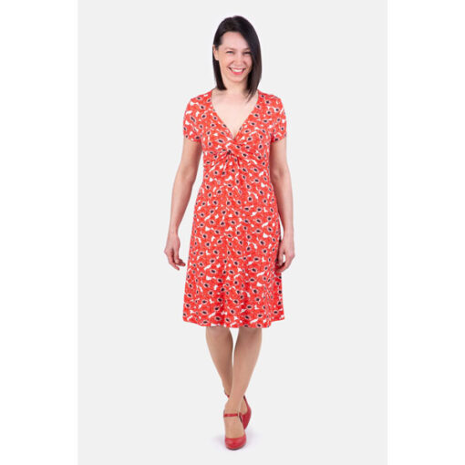 Papierschnittmuster Jerseykleid "Gloria" Damen Gr 32-54 - Pattydoo