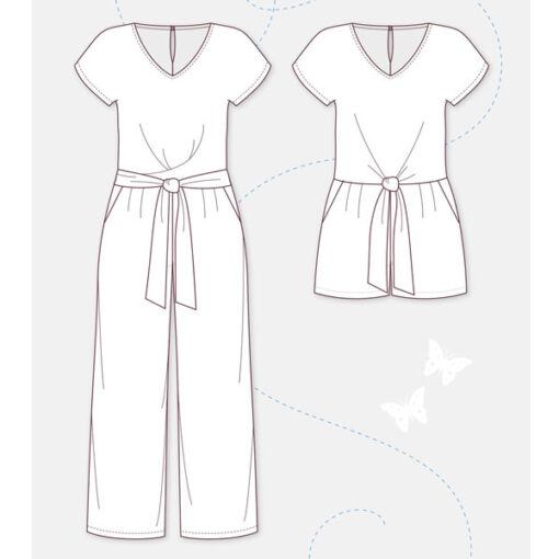 Papierschnittmuster Jumpsuit "Sienna" Damen Gr 32-54 - Pattydoo – Bild 5