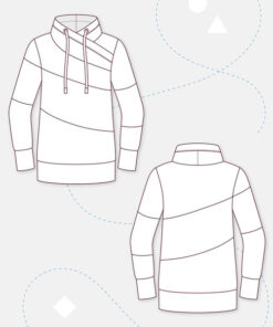 Papierschnittmuster Colourblock Sweater 