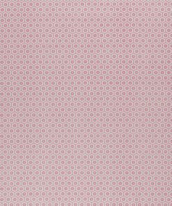beschichtete Baumwolle - "Lennart" - Honigwabe - rosa